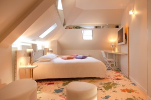 Chambre atelier d'Artiste, Hotel design Secret de Paris