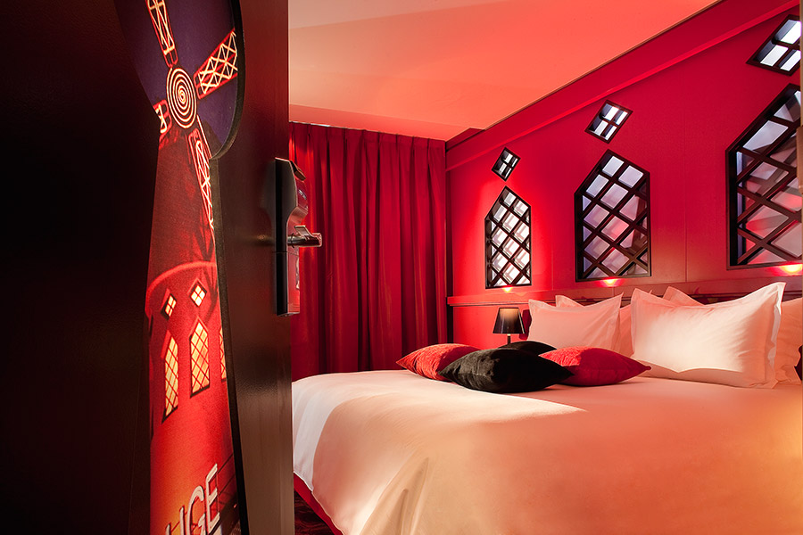 Chambre Moulin Rouge - Hotel Design Secret de Paris